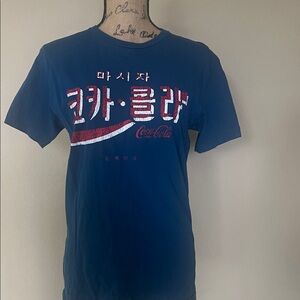Coca Cola Navy Graphic Tee